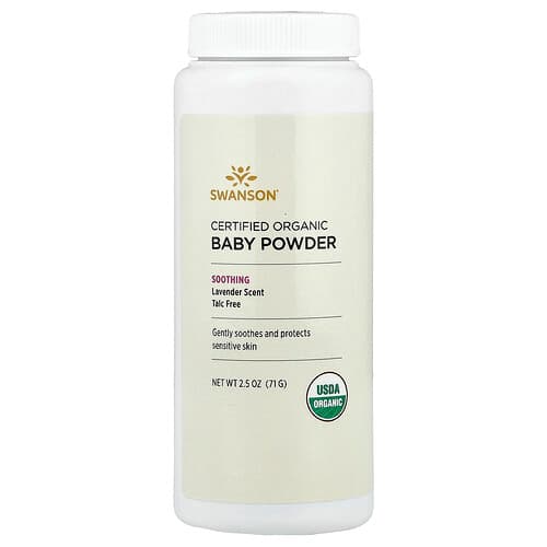 Swanson Vitamins, Sertifioitua luomuvauvanpuuteria, laventeli, 71 g