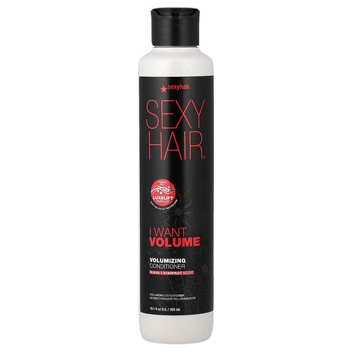 SexyHair, I Want Volume, tuuheuttava hoitoaine, guava ja tähtihedelmä, 300 ml