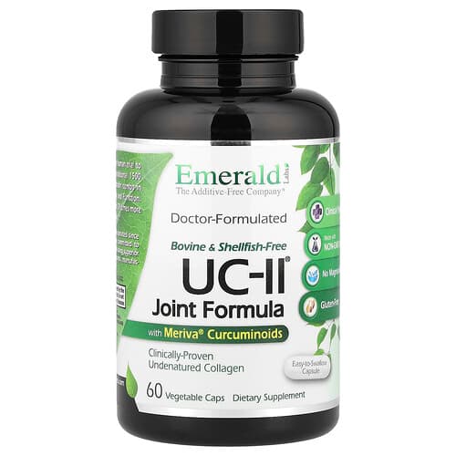 Emerald Laboratories, UC-II ® Nivelille tarkoitettu kaava, 60 kasviskapselia