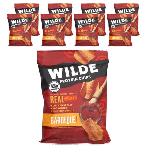 Wilde Brands, Protein Chips®, Barbecue, 8 pussia, 38 g/pussi