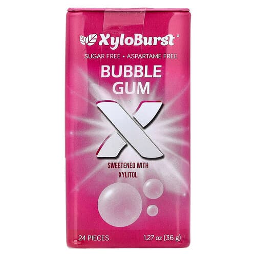 Xyloburst, Ksylitolipurukumi, purukumi, 24 palaa, 36 g