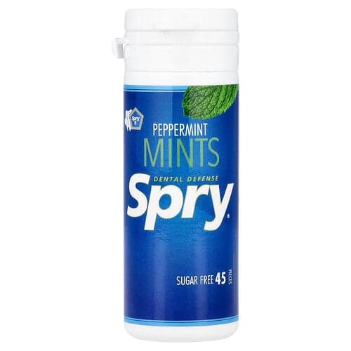 Xlear, Dental Defense Spry® Mints -suihkeet, piparminttu, 45 kpl