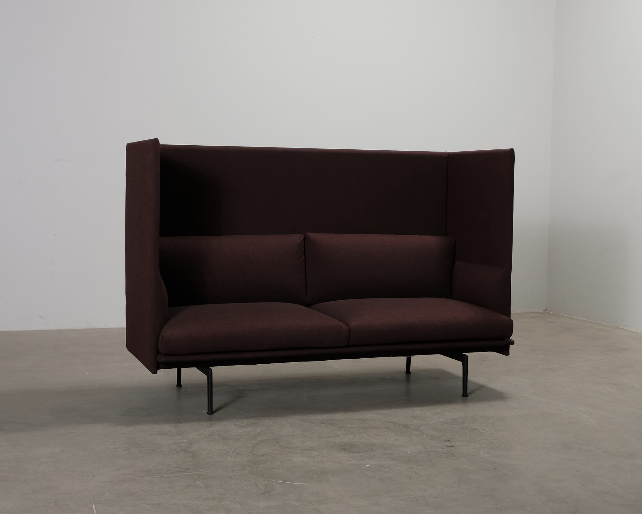 Muuto Outline Highback 2-istuttava sohva view 2