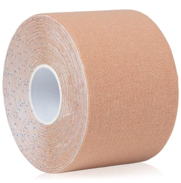 Kinesioteippi Pro 5 m x 50 mm Beige Laatikko (12 rullaa)