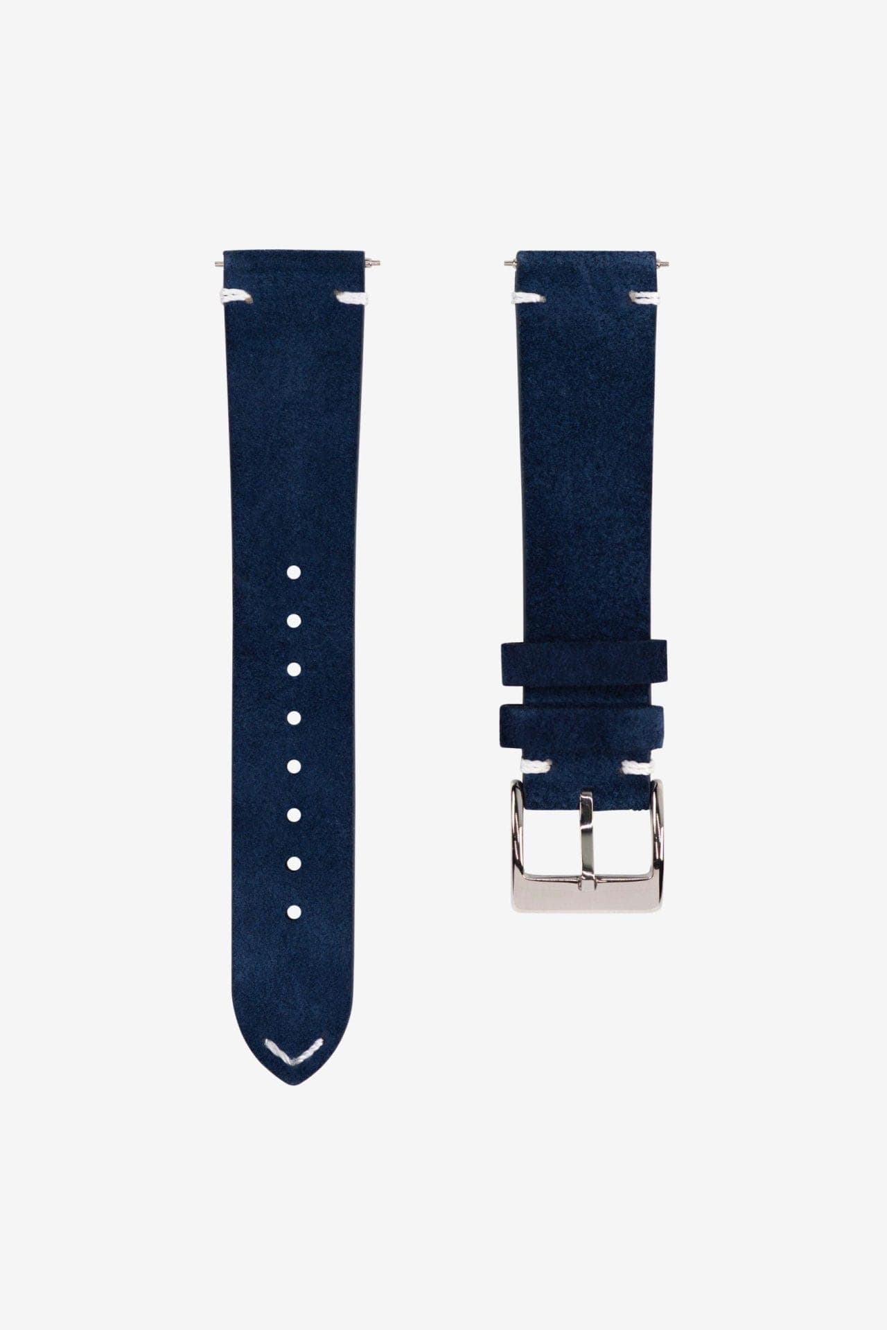 Suede Watch Strap - Navy - 22mm