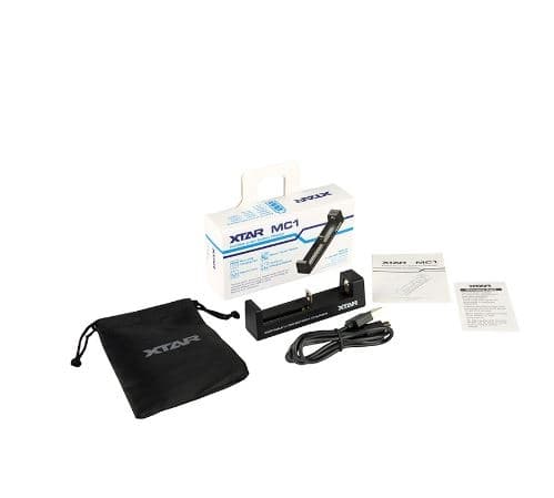 XTAR SC1 Kannettava 3.6 V / 3.7 V Li-ion USB-laturi 2A-latausvirta