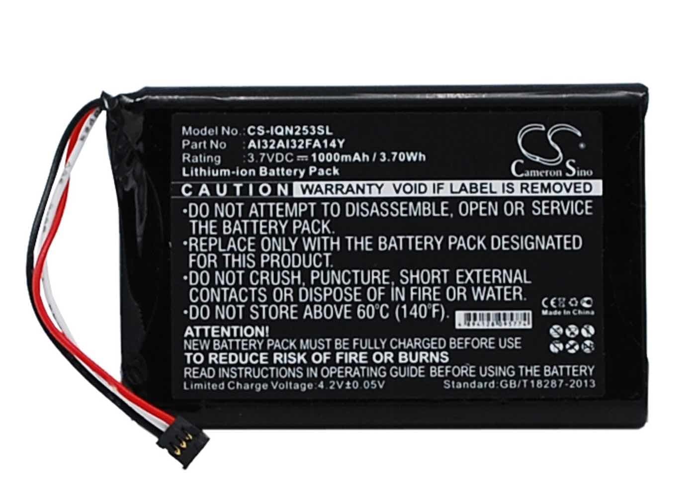 Garmin 010-01187-01 Nuvi 2539LM Nuvi 2539LMT Navigaattorin Akku