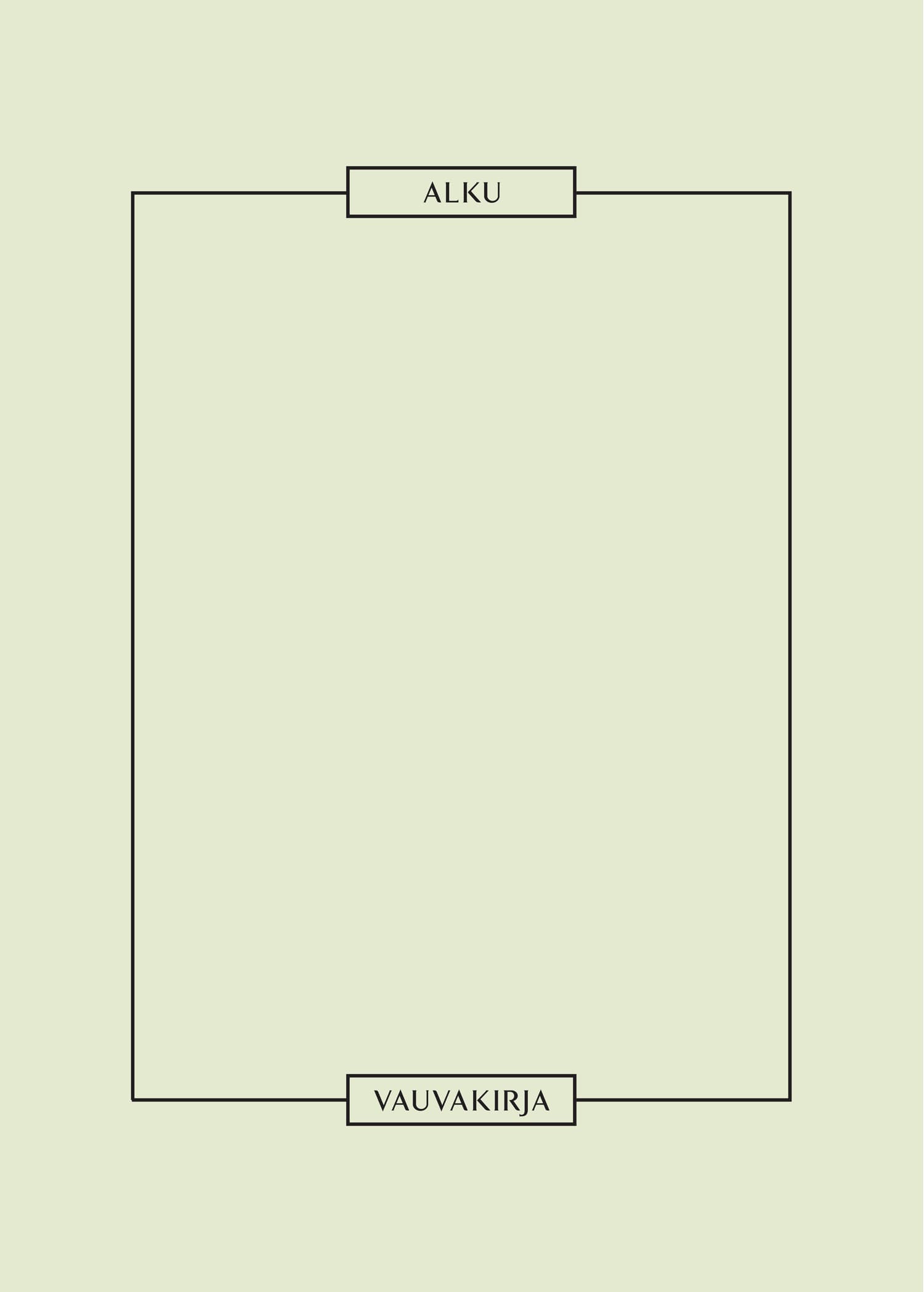 Alku – Vauvakirja