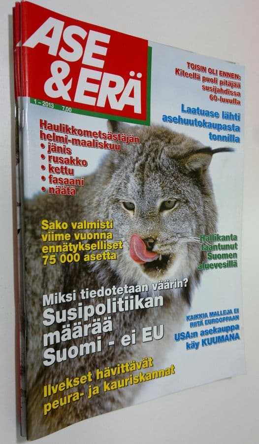 Ase & erä 2013 vuosikerta : 1-3