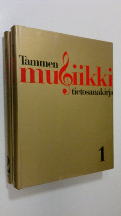 Folke H. ym. Törnblom : Tammen musiikkitietosanakirja 1-2 : A-L ; M-Ö