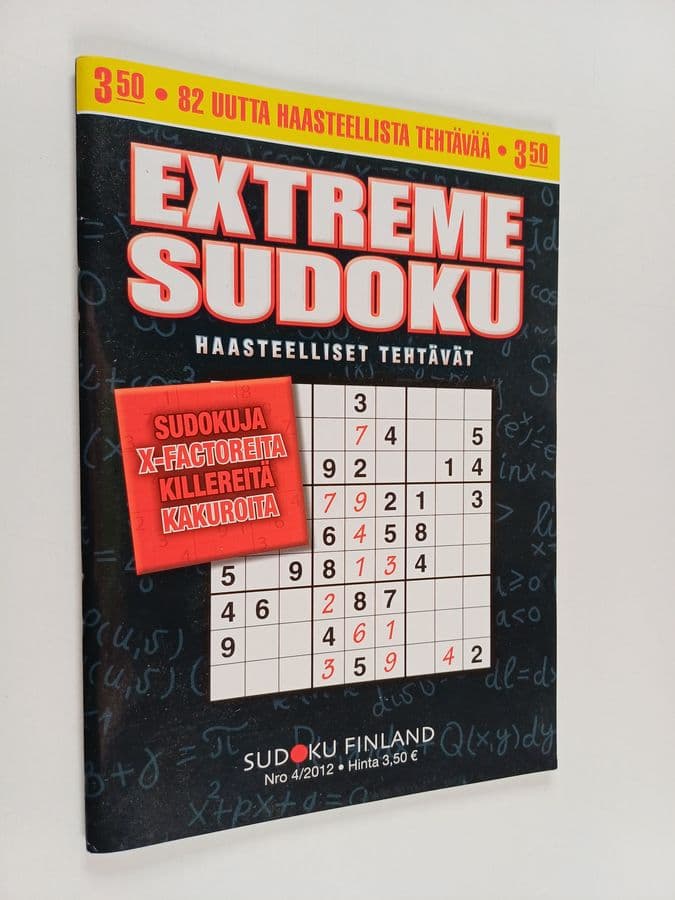 Extreme sudoku 4/2012