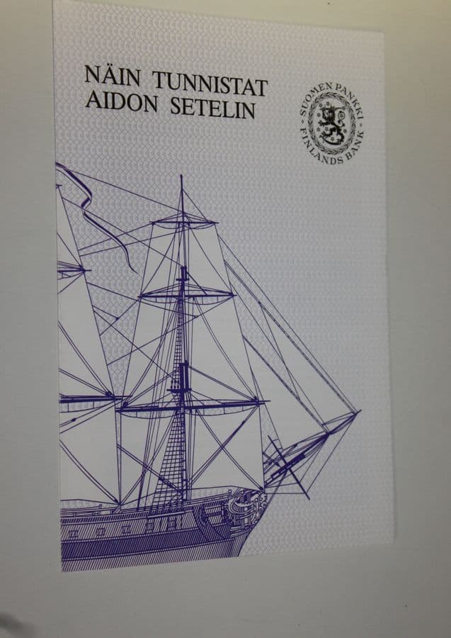 Näin tunnistat aidon setelin