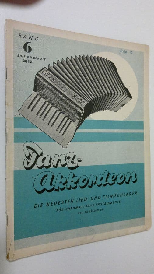 Ludwig Kletsch : Tanz Akkordeon : Die neuesten Lied- und Filmschlager - fur chromatische instrumente