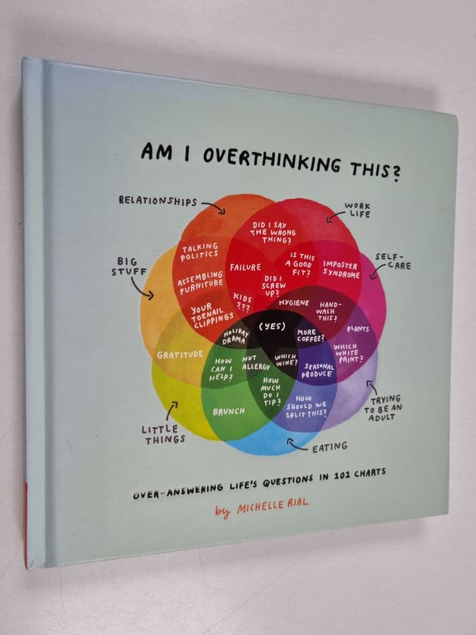 Michelle Rial : Am I Overthinking This? - Over-answering life's questions in 101 charts (Humor Books, Self Help Books, Books About Adulthood)