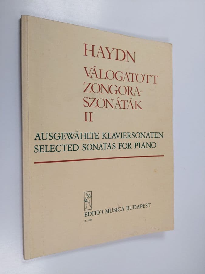 Joseph Haydn : Válogatott zongoraszonáták 2 : Ausgewählte klaviersonaten - Selected sonatas for piano