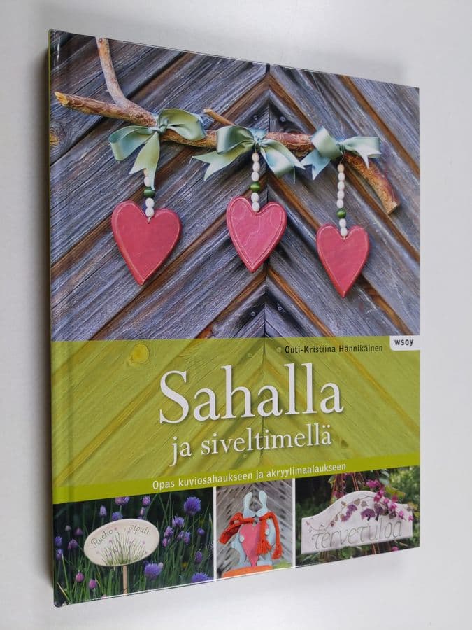 Outi-Kristiina Hännikäinen : Sahalla ja siveltimellä : opas kuviosahaukseen ja akryylimaalaukseen