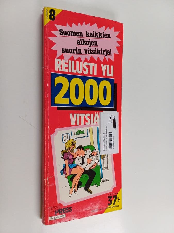 Reilusti yli 2000 vitsiä