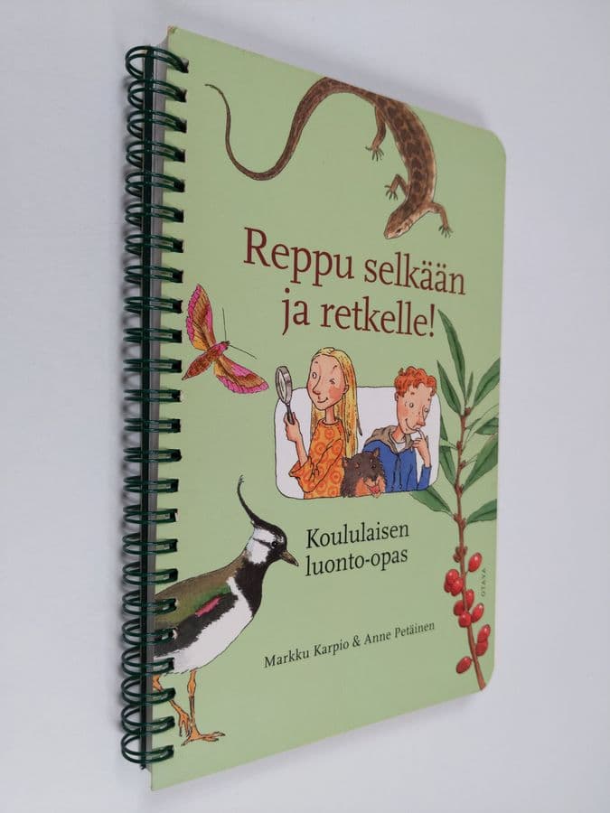 Markku Karpio : Reppu selkään ja retkelle! : koululaisen luonto-opas