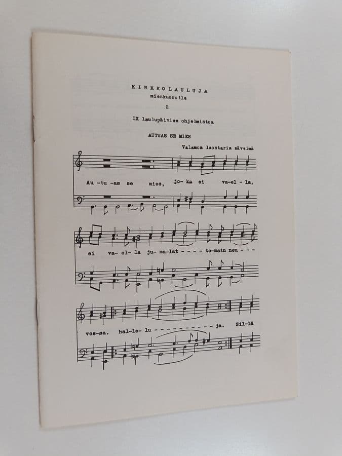 Kirkkolauluja mieskuorolle 2