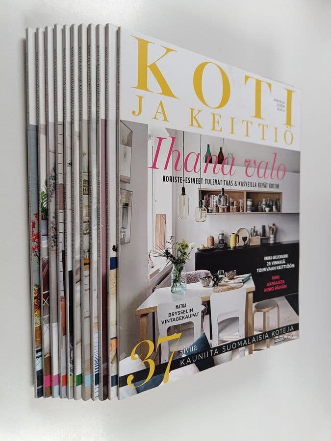 Koti ja keittiö vuosikerta 2019 (1-12, no 1 puuttuu)