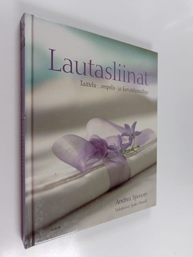 Andrea Spencer : Lautasliinat : taittelu-, ompelu- ja koristelumalleja