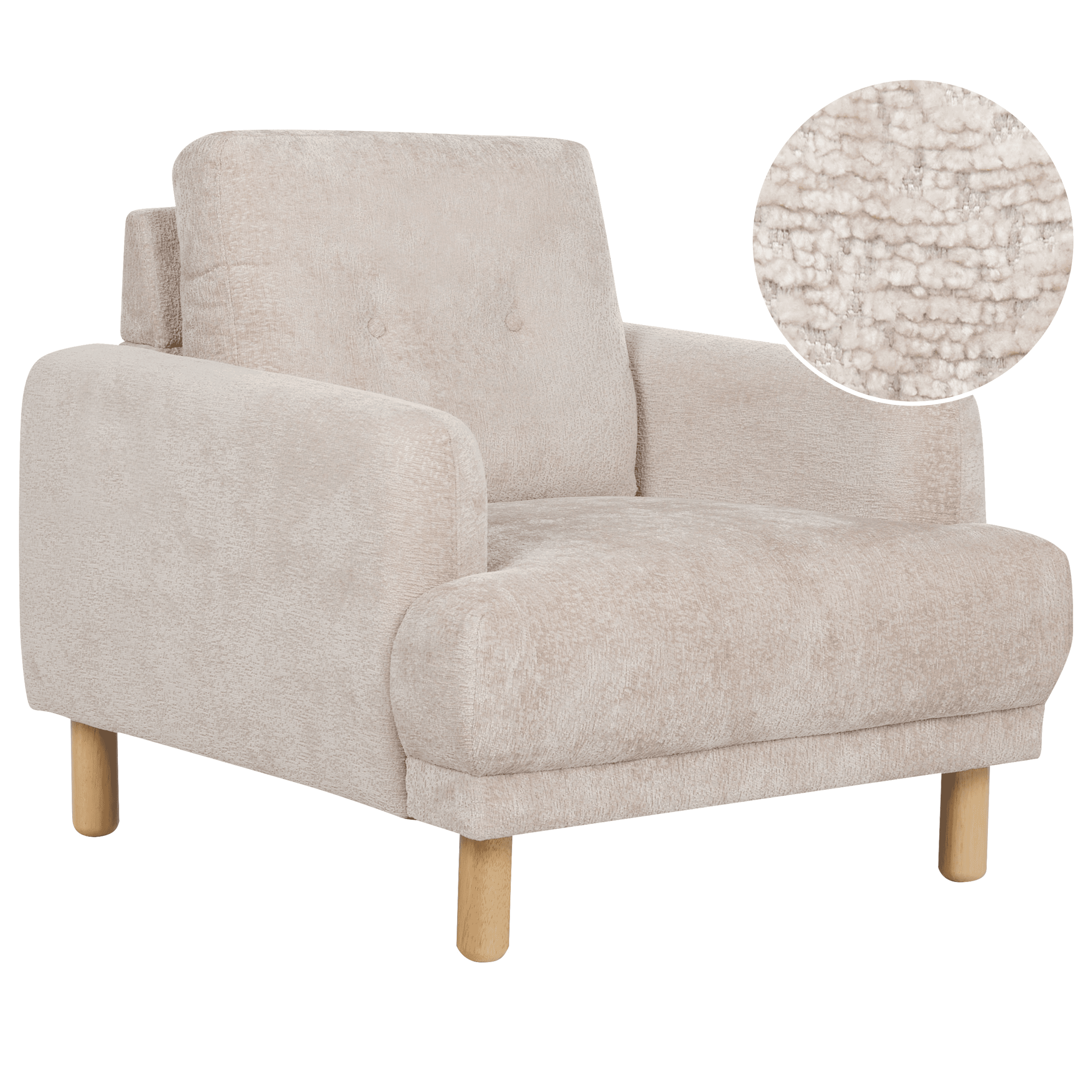 Nojatuoli TUVE buklee Beige