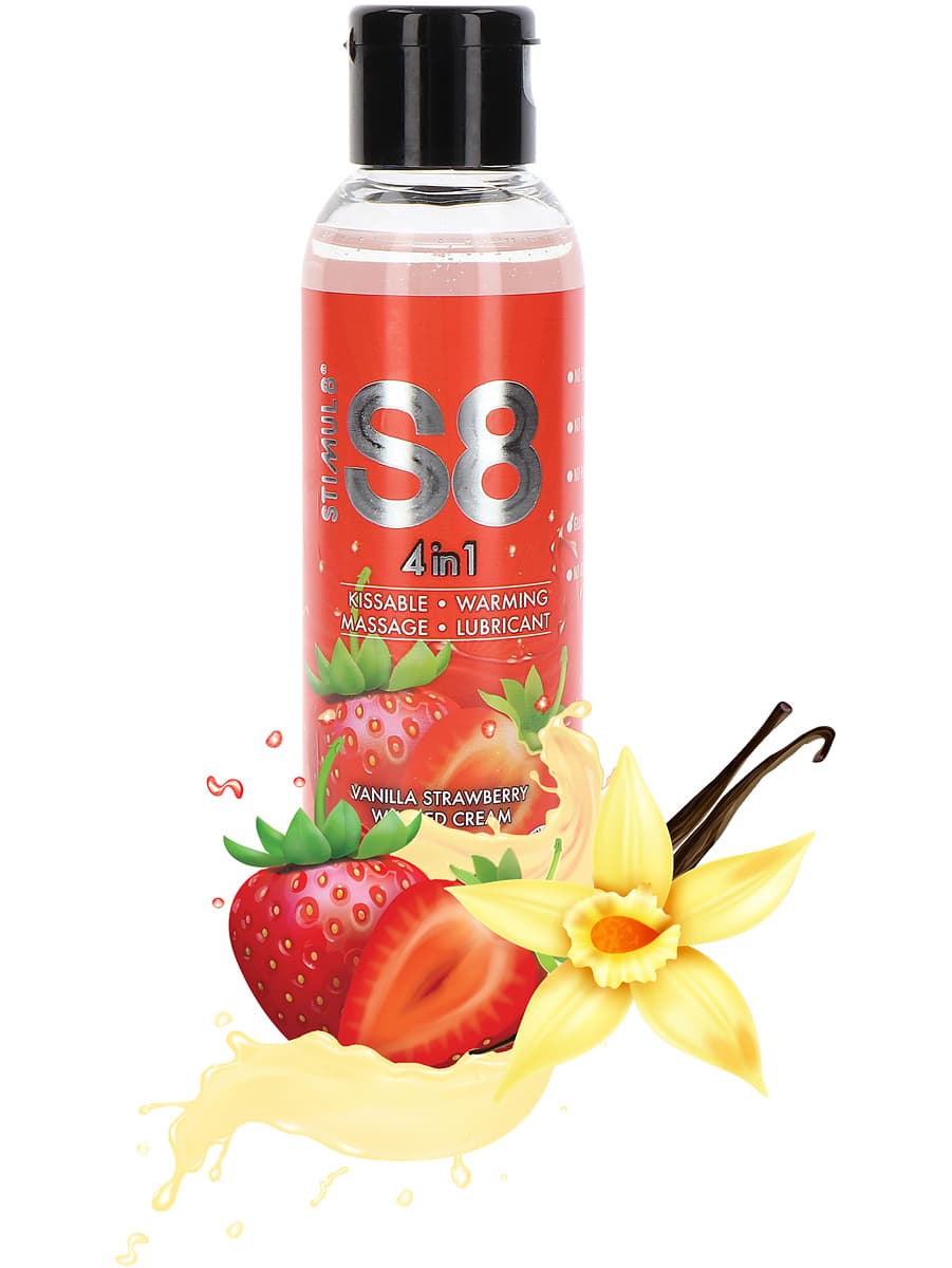 Stimul8 : 4-in-1 Dessert Lube, Vanilla/Strawberry