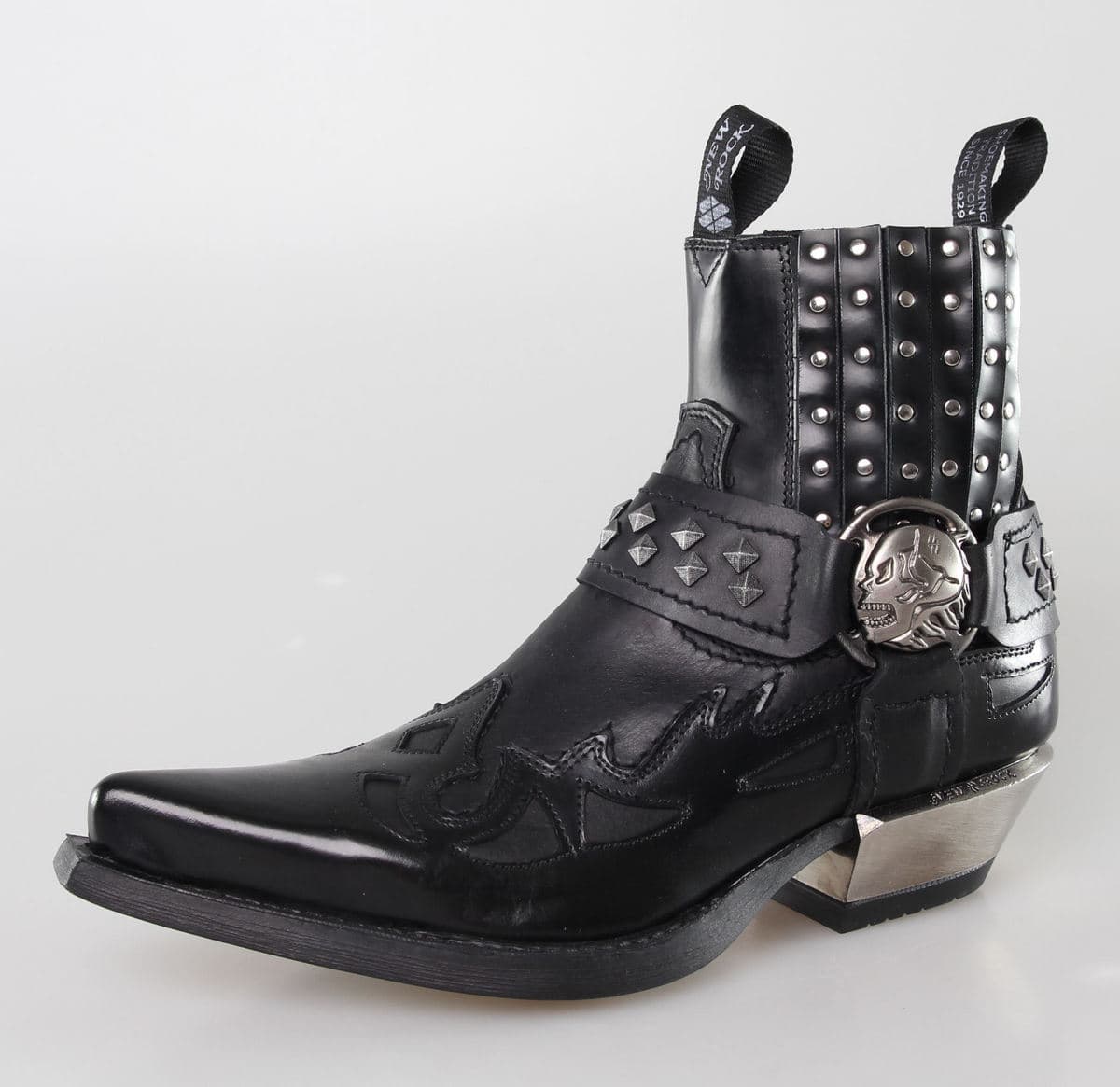 saappaat NEW ROCK - ARTIC NEGRO, ITALI NEGRO, WEST NEGRO-ACERO TACON ACERO 43