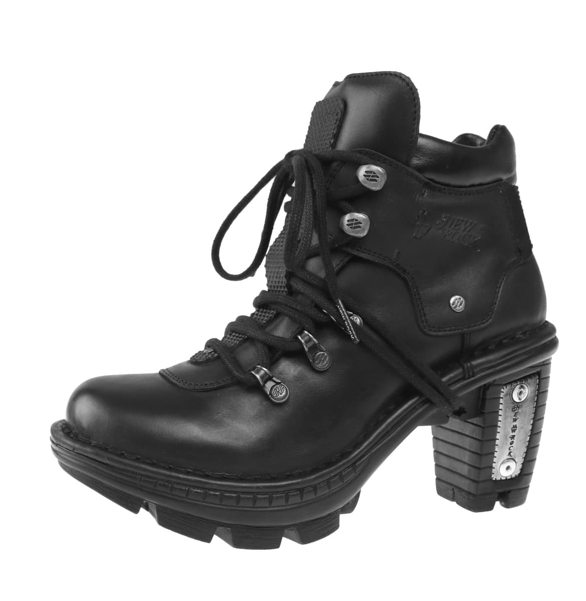 saappaat NEW ROCK - italialainen musta - Nomad - Goma 39