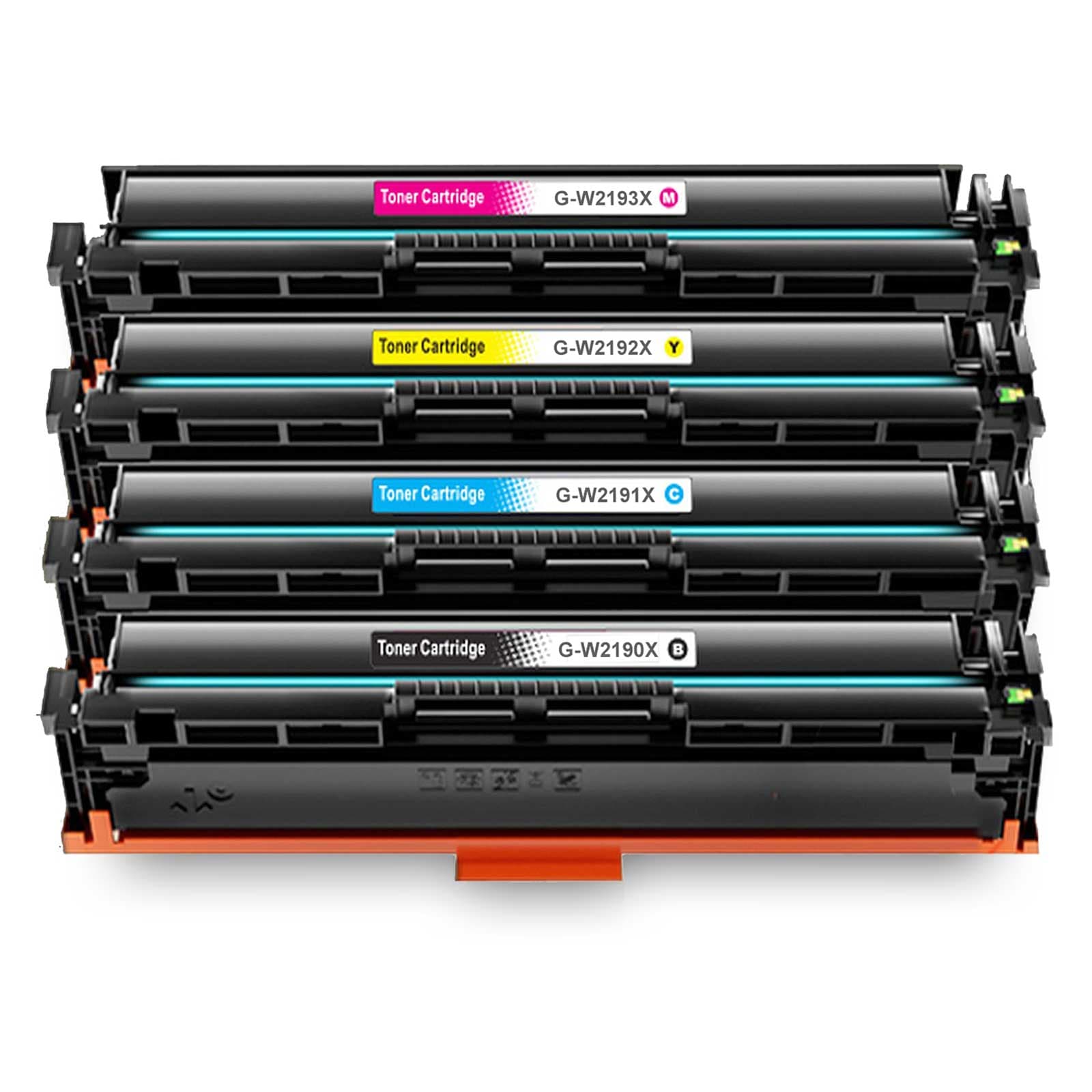 Mustekasetit korvaavat HP W2190X-W2193X (219X) 4-Värikasettia