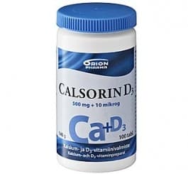 Calsorin 500 mg + 10 ??g D3 100 tabl.