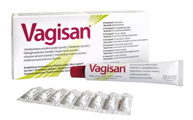 Vagisan Kombi yhdistelm??pakkaus 8 kpl+10 g