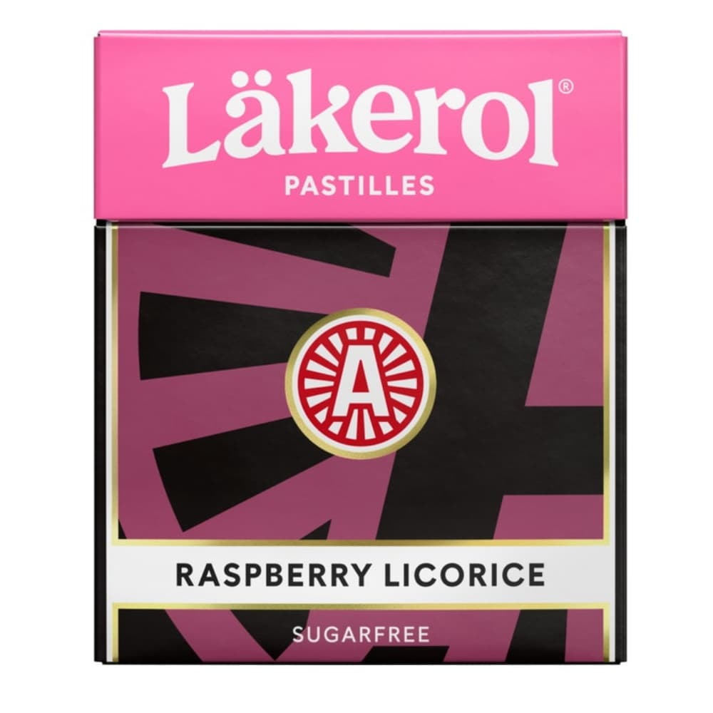 Läkerol Rasperry Licorice 25g