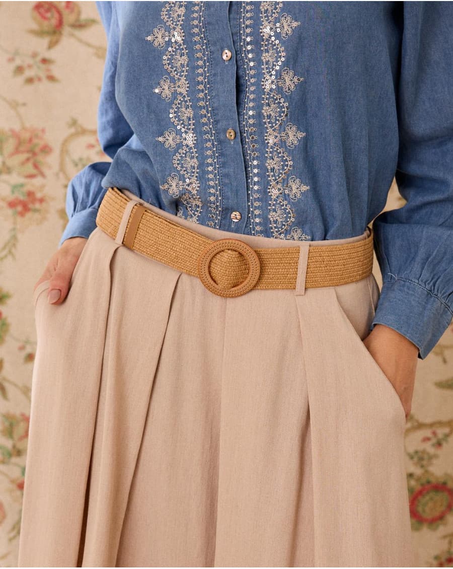 Dani Raffia Belt