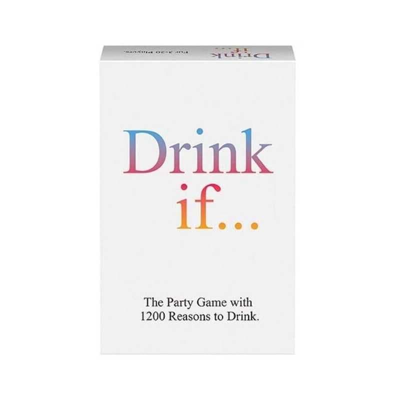 Englanninkielinen juomapeli Drink If - Kheper Games