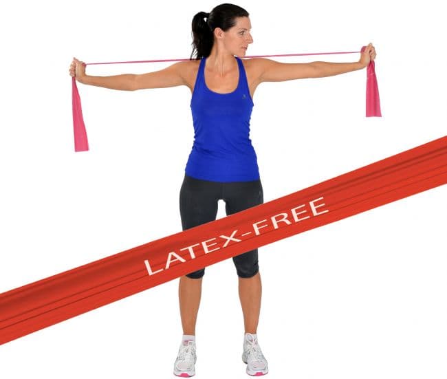 Jumppakuminauha MVS 5,5 m LATEX FREE - Punainen
