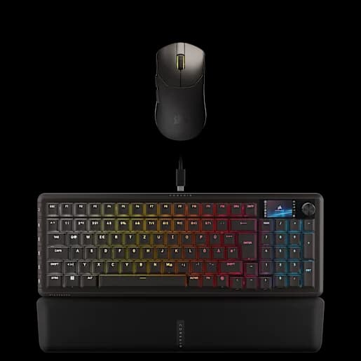 CORSAIR VANGUARD PRO 96 Tastatur und SABRE v2 PRO FPS Gaming-Bundle