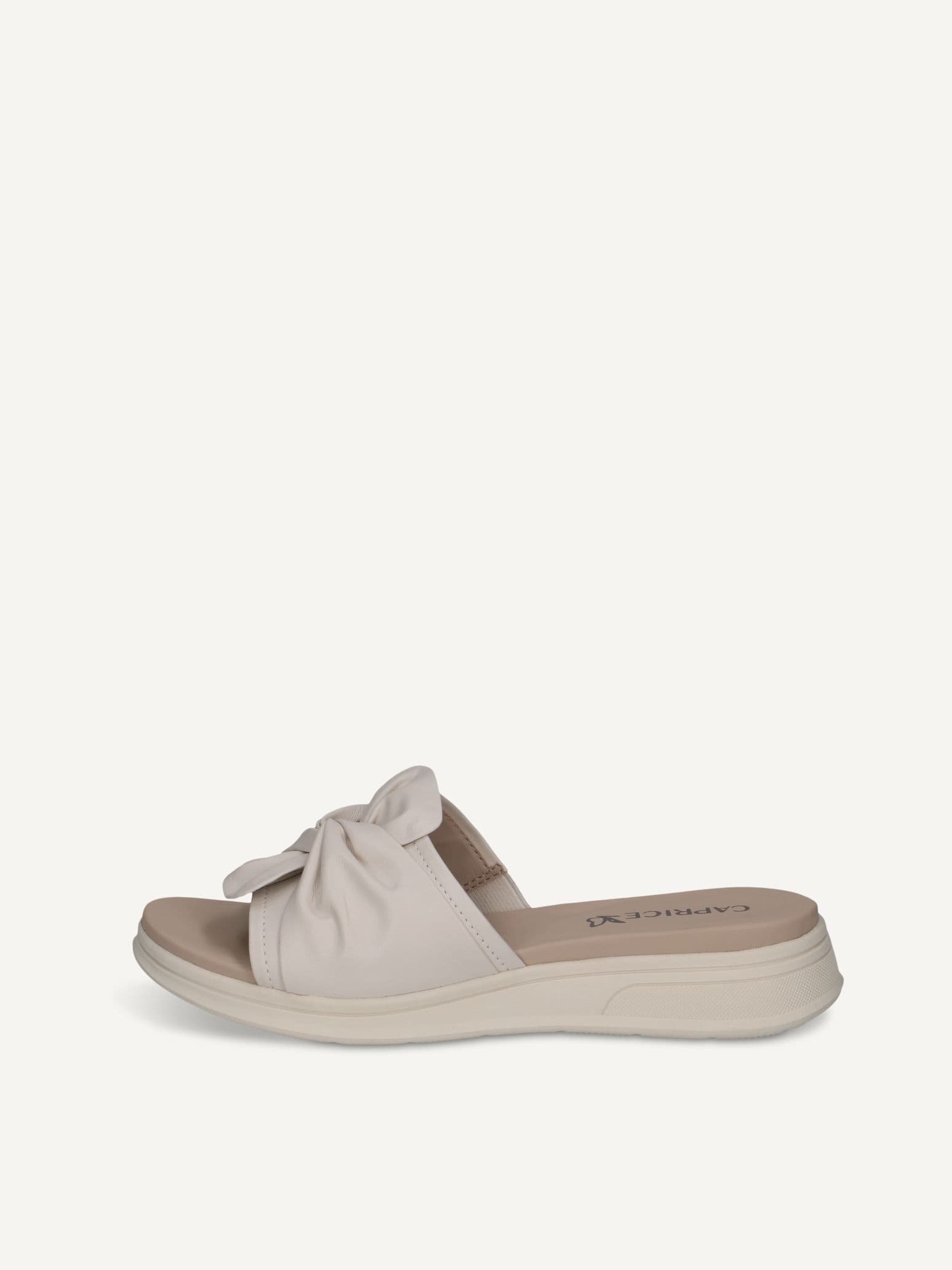 CAPRICE Mule, white, made of Leather without heel, Size 41