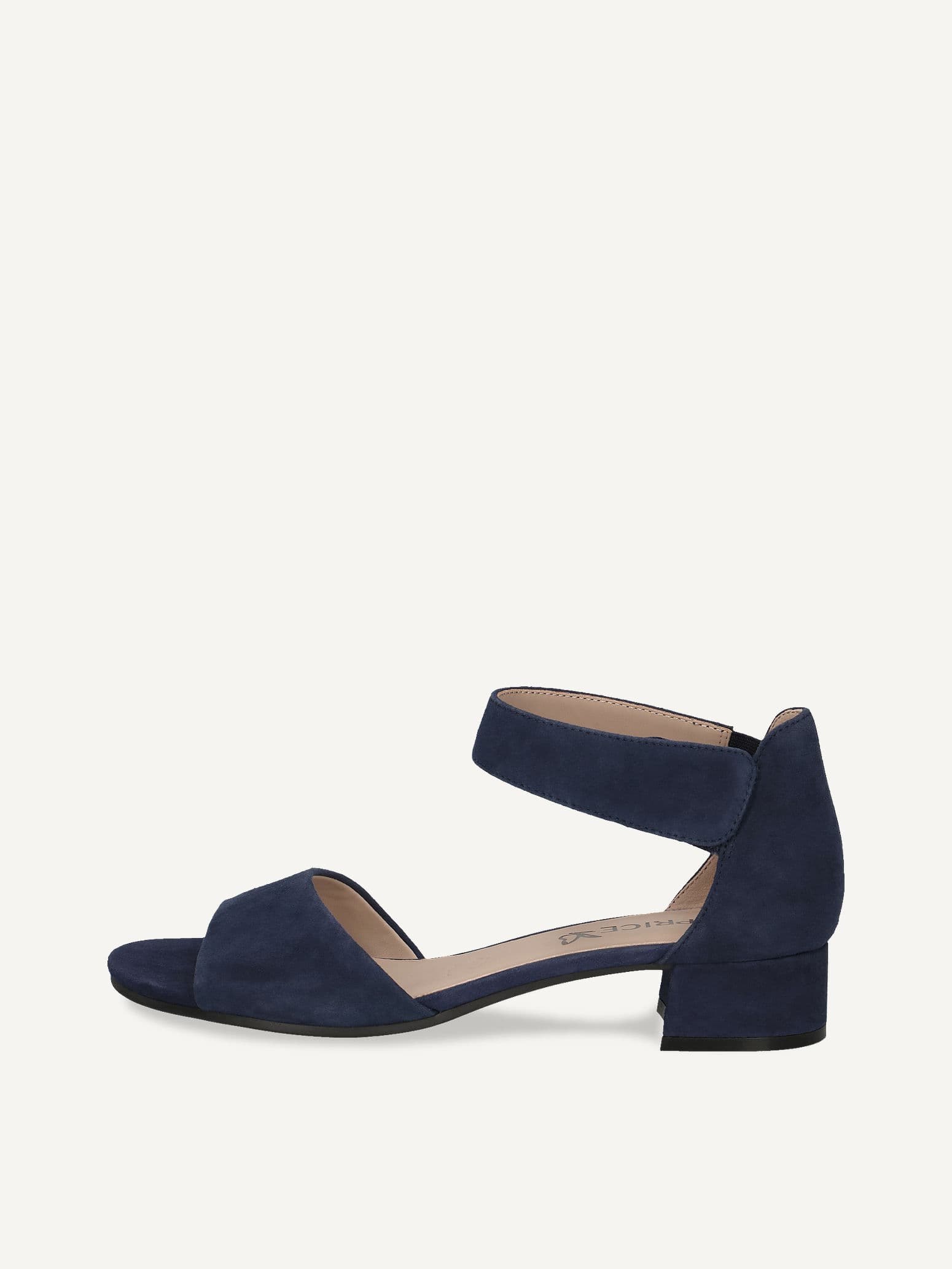CAPRICE Heeled sandal, blue, made of Leather with Block heel, Size 37.5