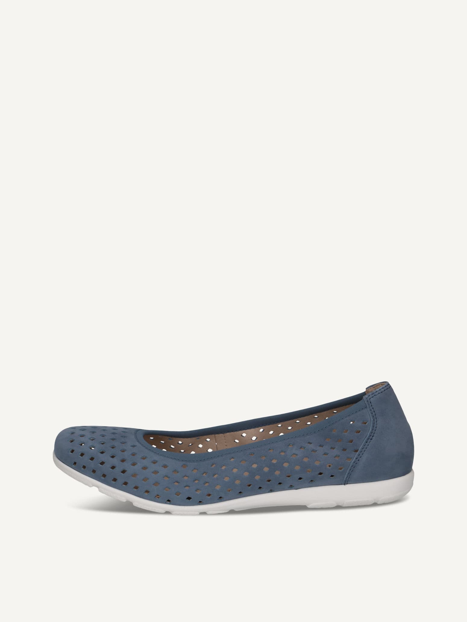 CAPRICE Ballerina, blue, made of Leather, Size 39