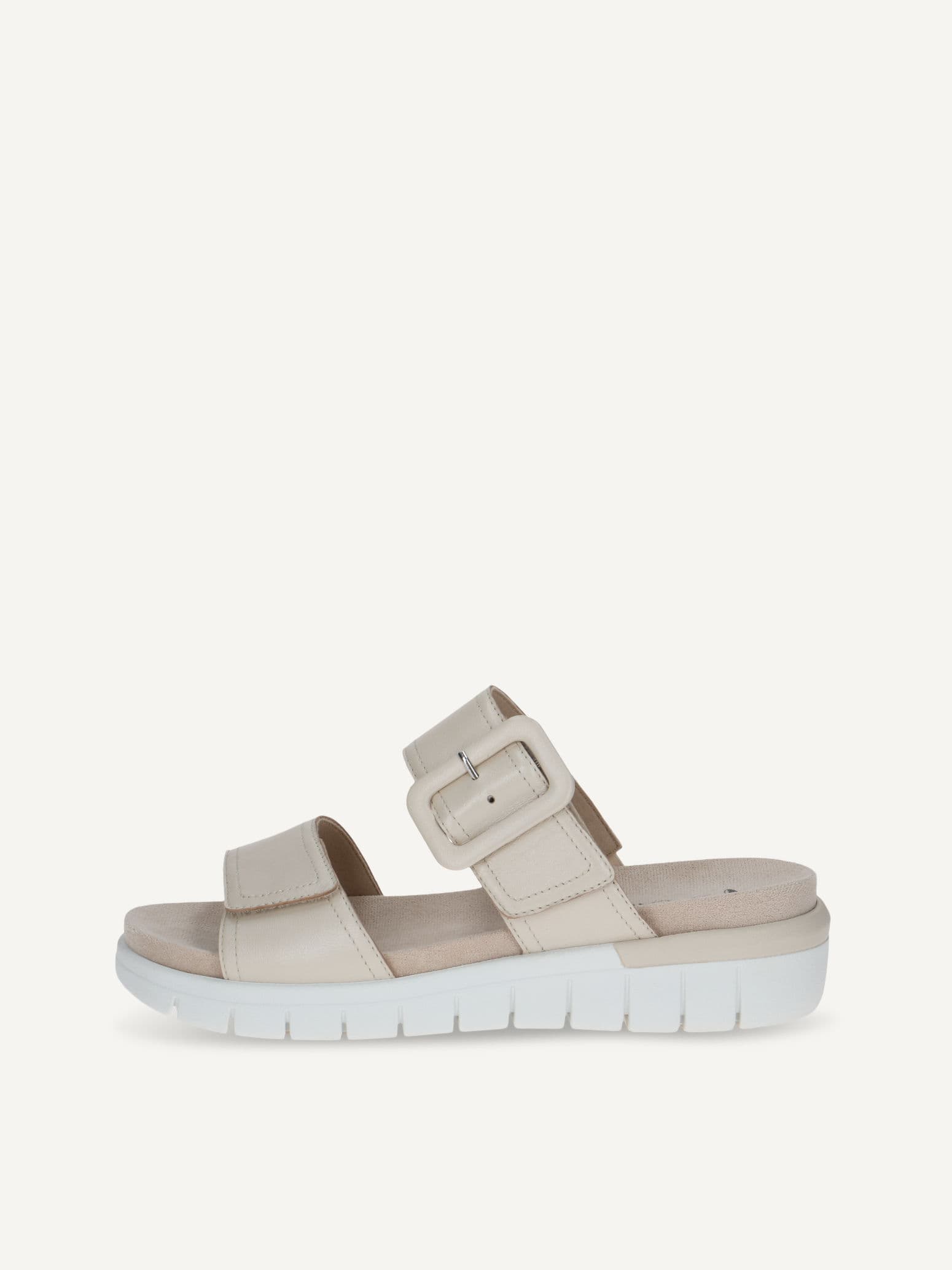 CAPRICE Mule, beige, made of Leather without heel, Size 39