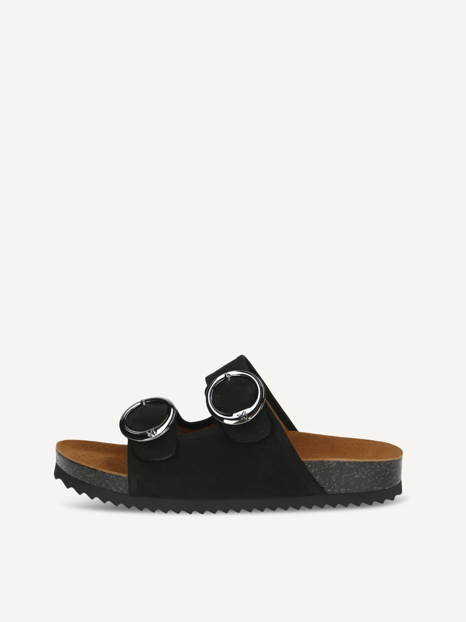 CAPRICE Mule, black, made of Leather without heel, Size 37