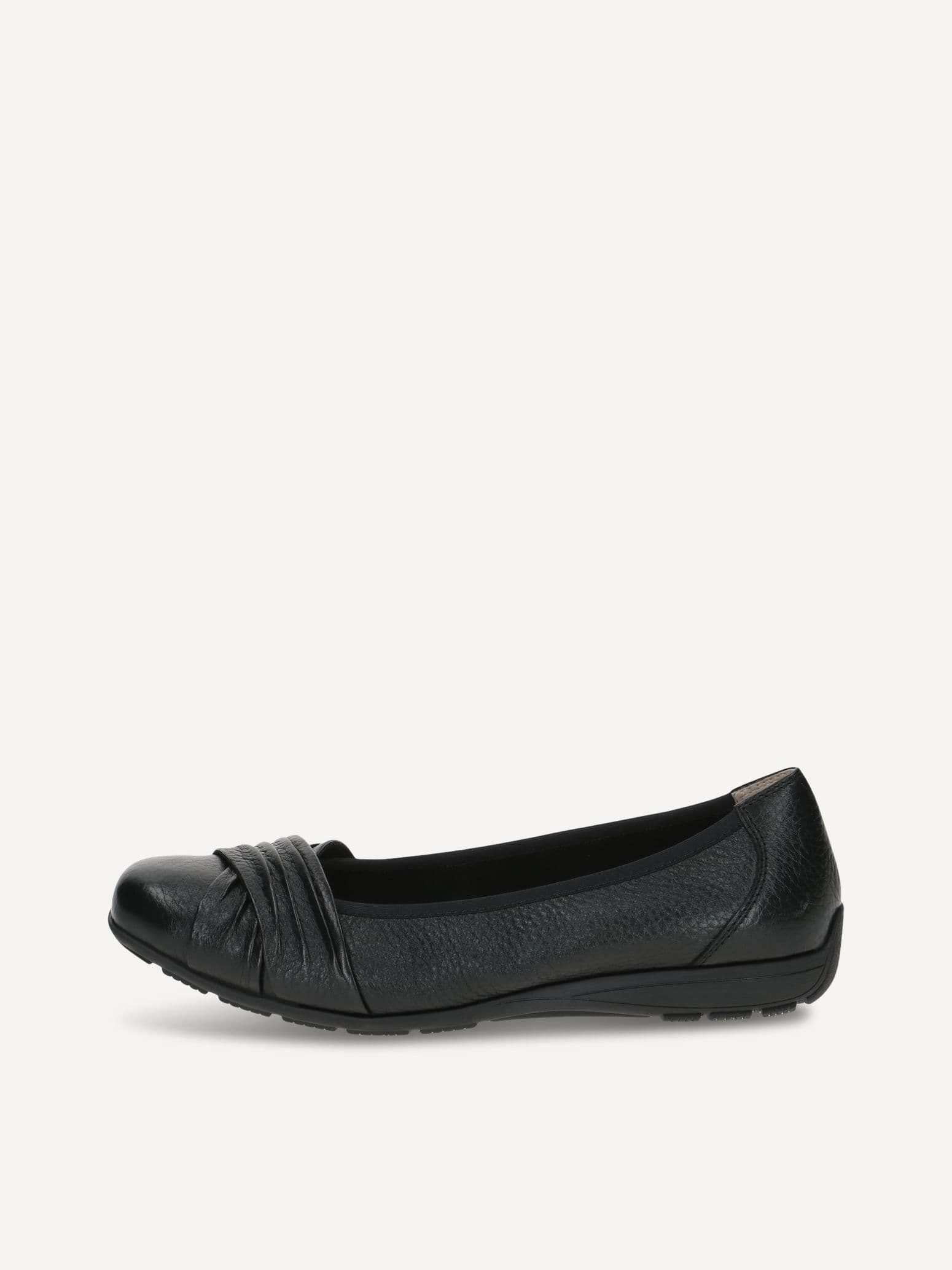 CAPRICE Ballerina, black, made of Leather, Size 36