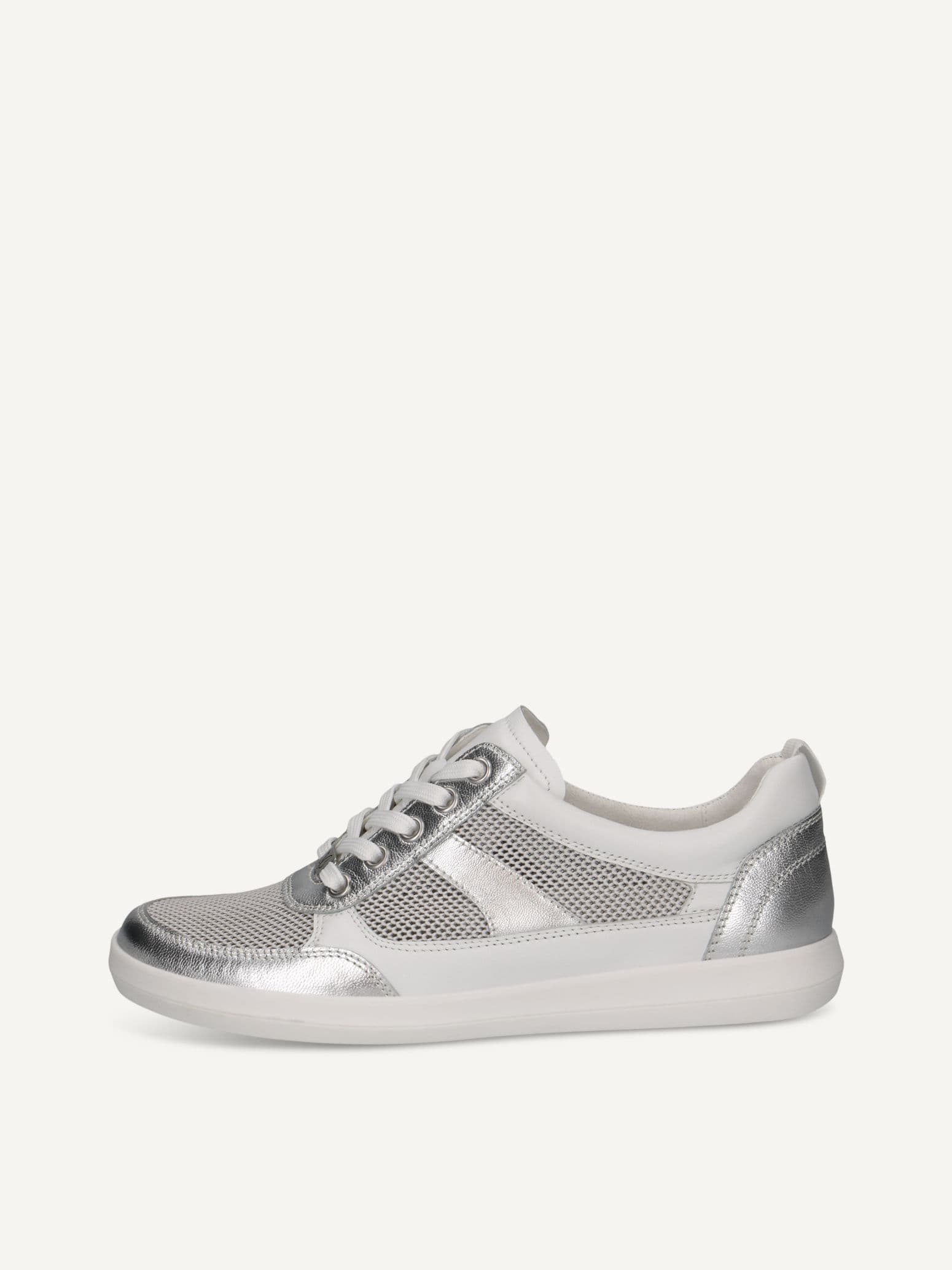 CAPRICE Sneaker, white, made of Leather and synthetic, Size 39