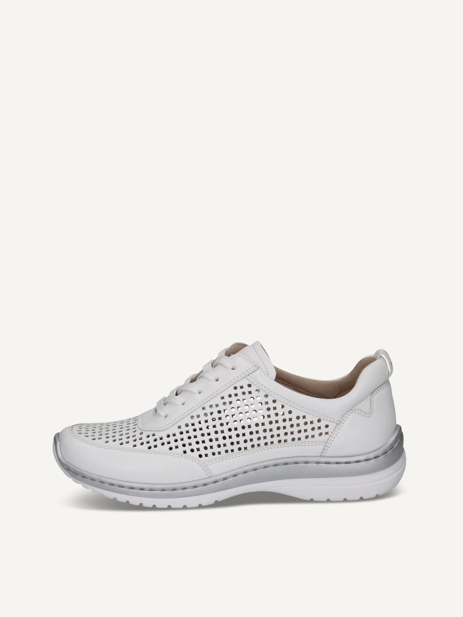 CAPRICE Sneaker, white, made of Leather, Size 38