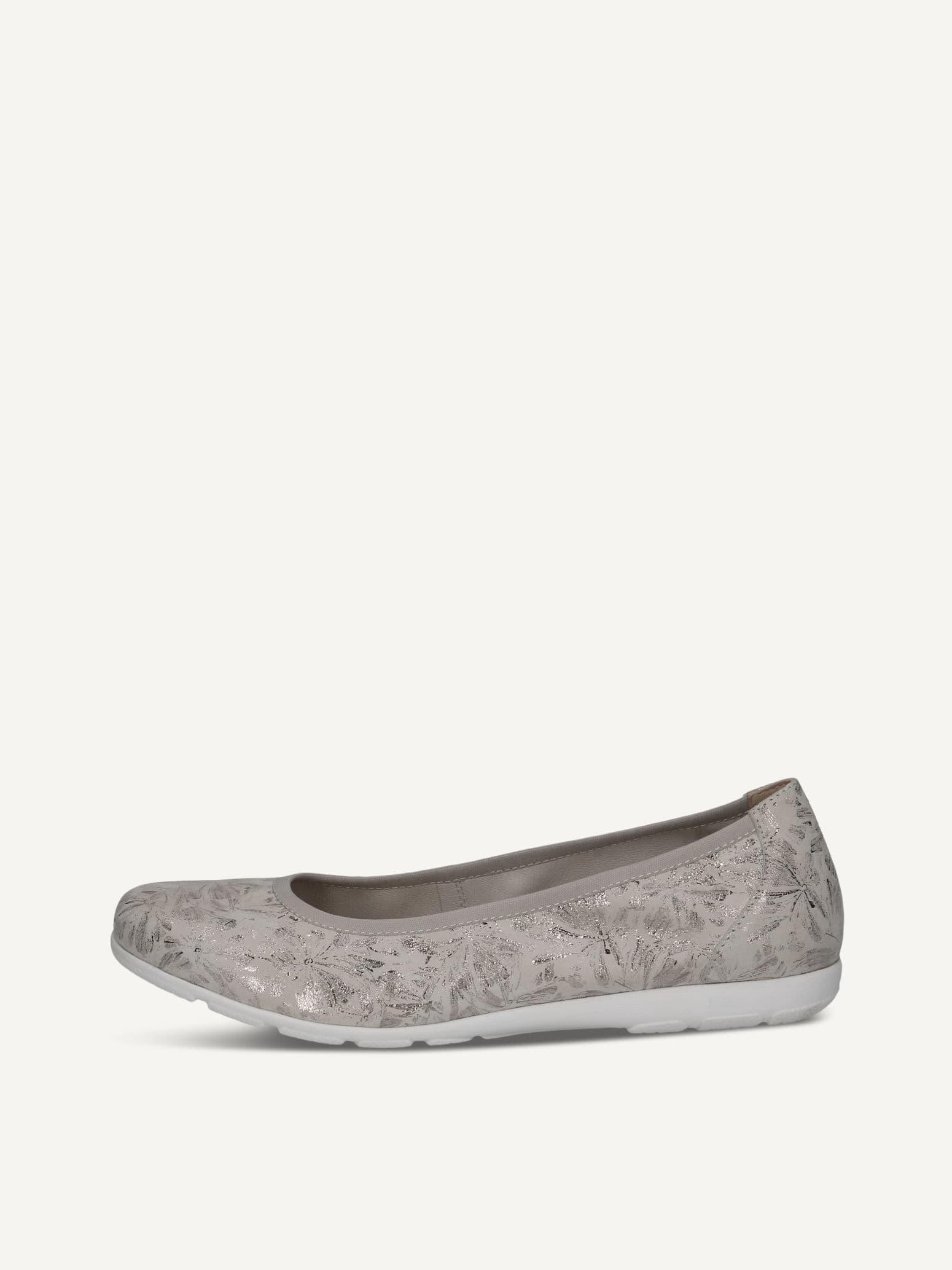 CAPRICE Ballerina, white, made of Leather, Size 39