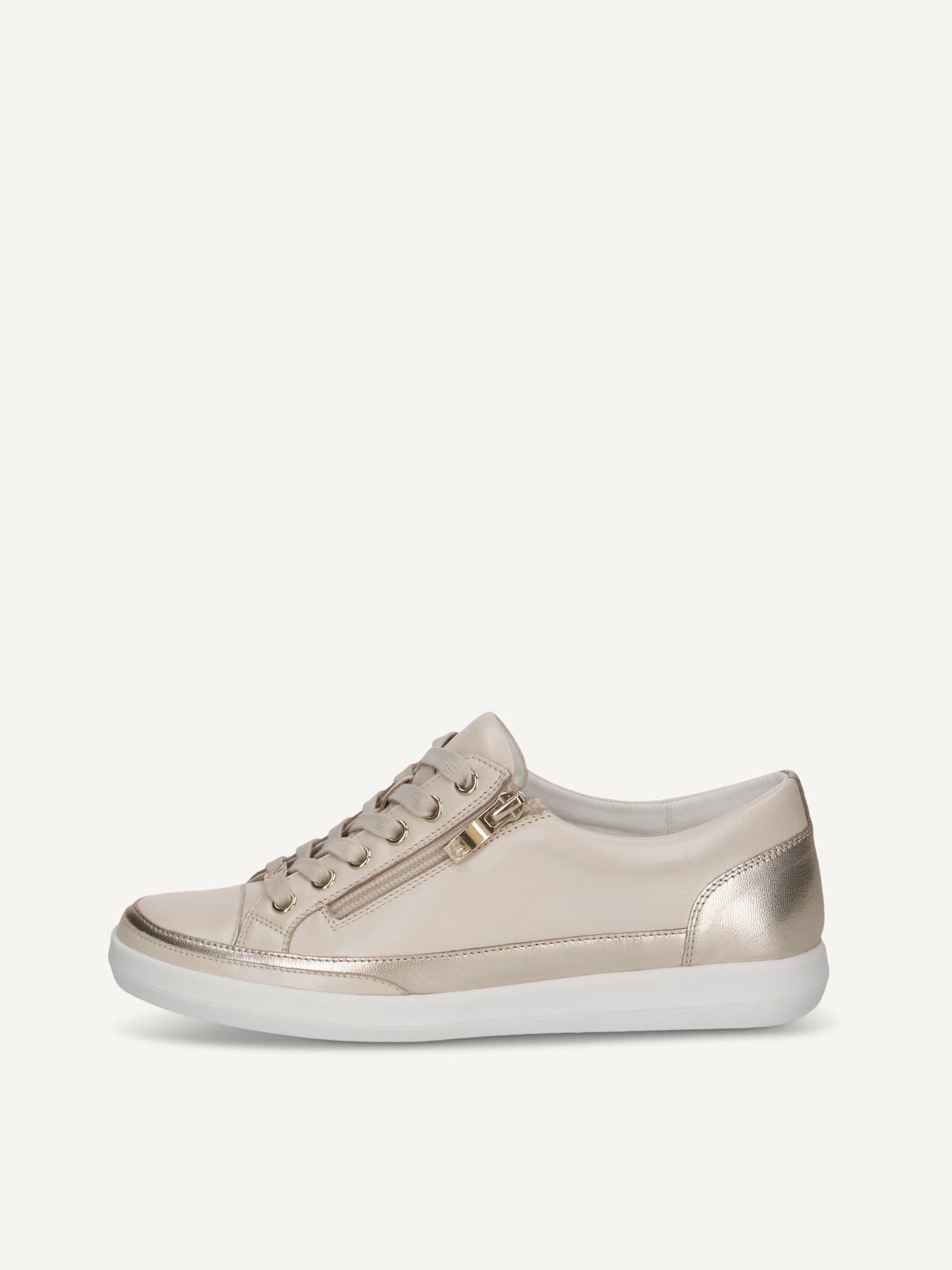 CAPRICE Sneaker, metallic, made of Leather, Size 36