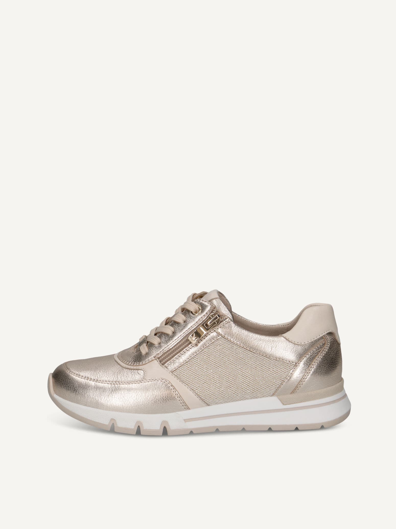 CAPRICE Sneaker, gold, made of Leather and synthetic, Size 41