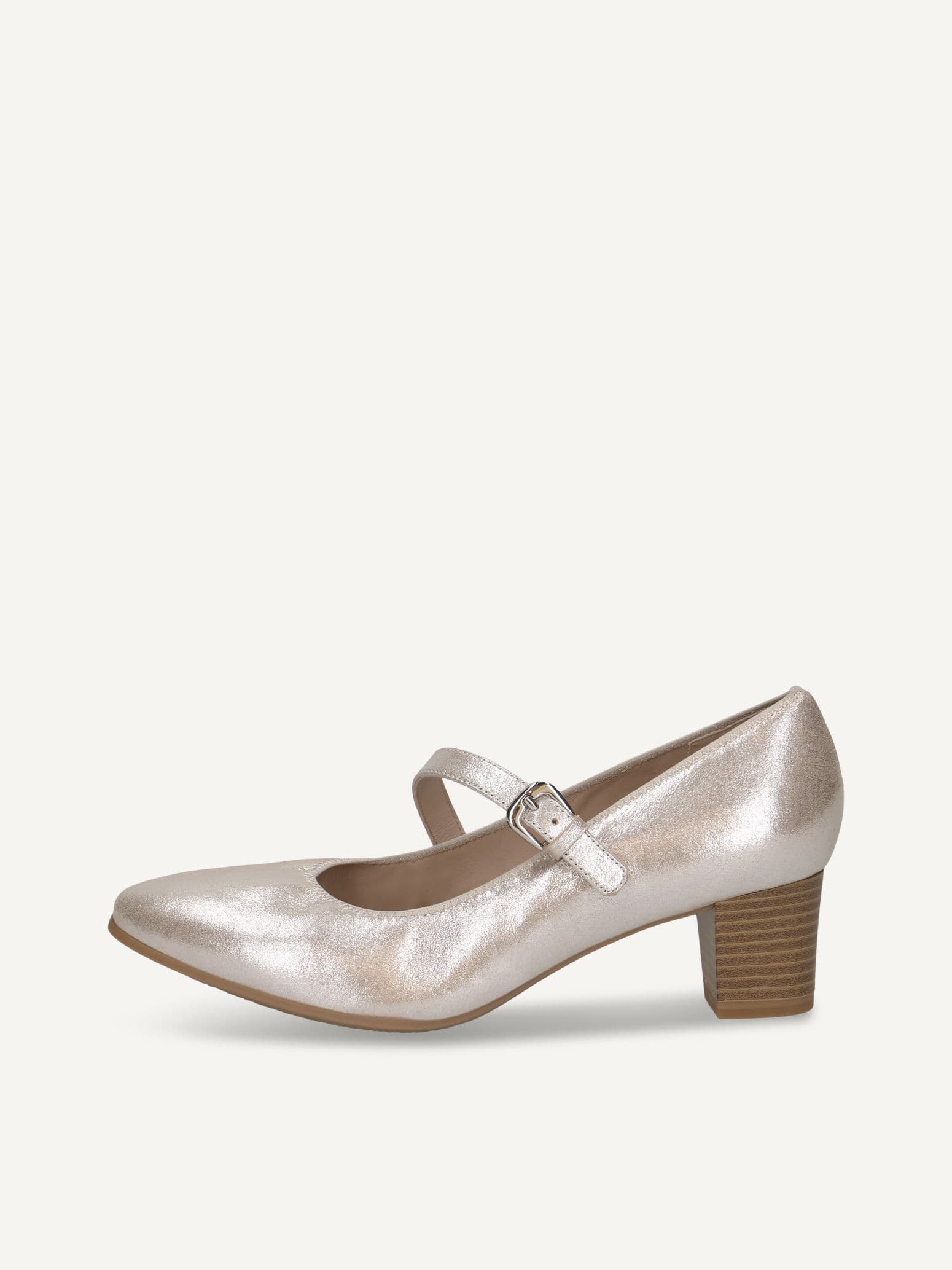 CAPRICE Pumps, brown, made of Leather with Block heel, Size 37