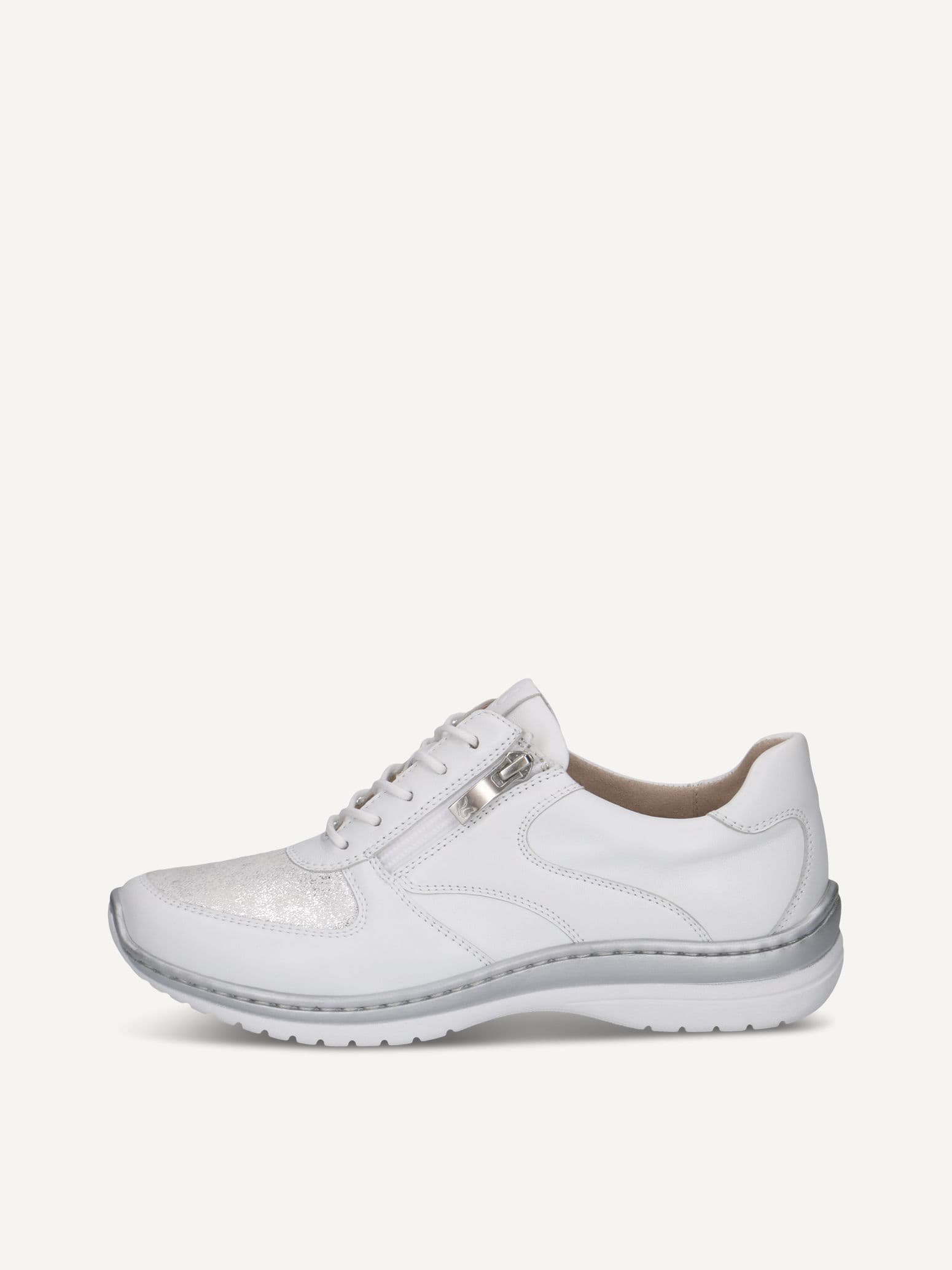 CAPRICE Sneaker, white, made of Leather and synthetic, Size 37